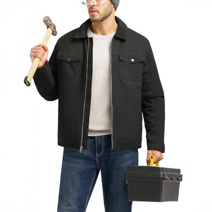 TBMPOY Men's Winter Canvas Jacket